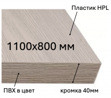 Столешница пластик 1100х700